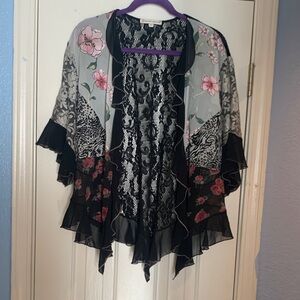 Floral Sheer Women's Jacket